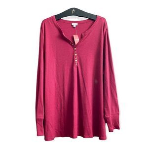 NWT Avenue plus size 30/32 Henley top